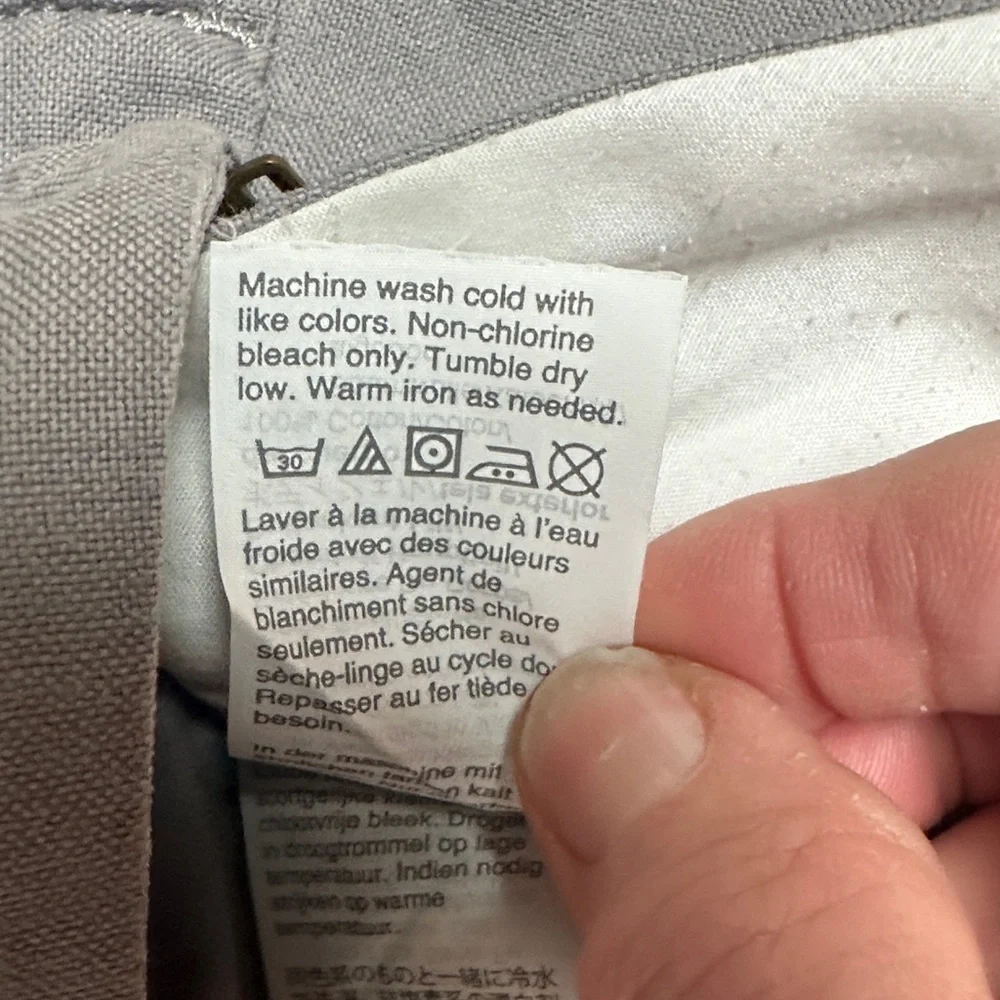 J. by‎ J.Crew Straight Leg Chino Pants Taupe Gray Men’s W32